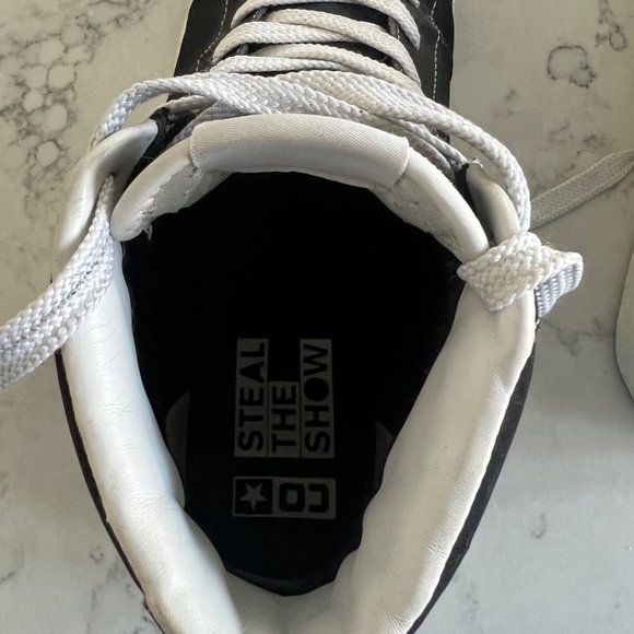 CONVERSE Attache Hi Mens Shoes Black White - Size 11 CLEAN - Picture 5 of 7